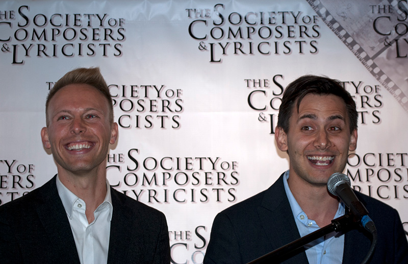 Justin Paul and Benj Pasek