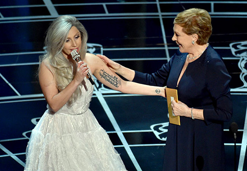 Lady Gaga and Julie Andrews