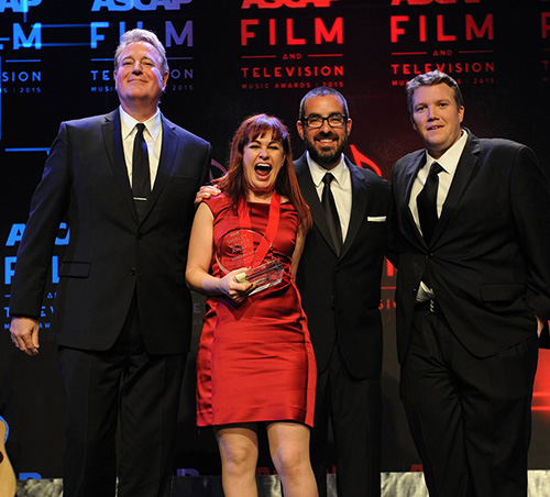 (L to R) Randy Spendlove, Deborah Lurie, Joe Nussbaum and ASCAP's Jeff Jernigan