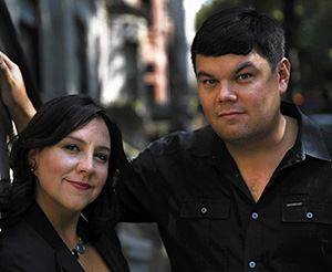 Kristen Anderson-Lopez and Robert Lopez