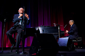 lan Bergman and Michel Legrand perform 