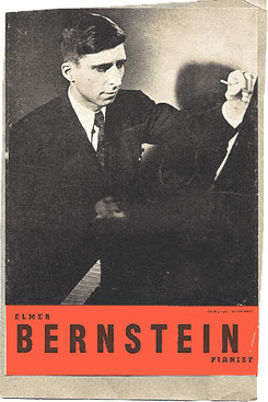 Program for Bernstein recital, 1947