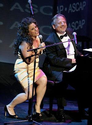 Marissa Jaret Winokur with Marc Shaiman