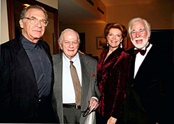 Sydney Pollack, Charles Durning, Samantha Eggar and John Scott