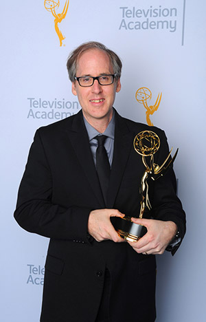 Jeff Beal, winner of the Emmy for outstanding music composition for the series <i>House of Cards</i>