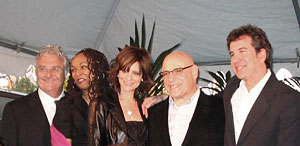 Left to right) Randy Newman, Siedah Garrett, Anne Preven, Henry Krieger, Scott Cutler