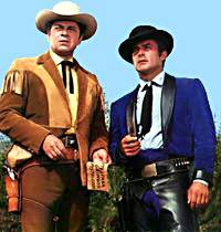 Robert Conrad and Ross Martin in "The Wild, Wild West"